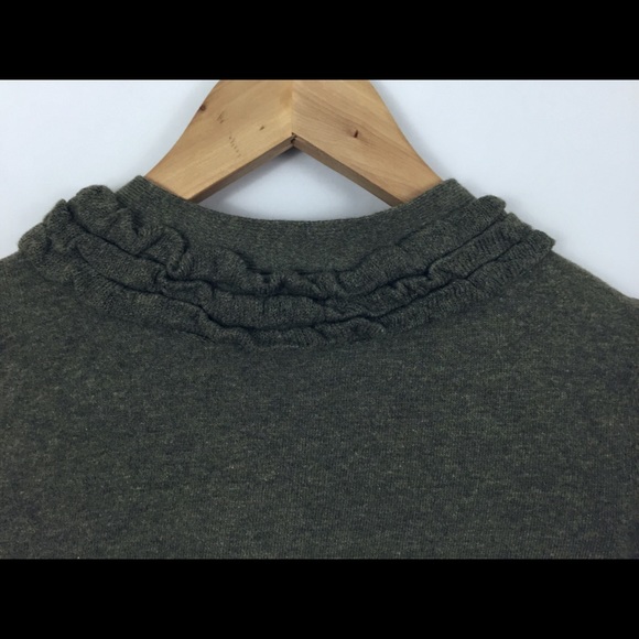 Anthropologie MOTH Short Sleeve Top With Ruffles - Picture 5 of 8